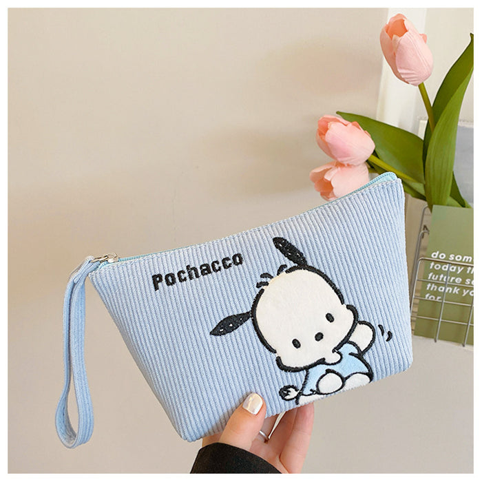 Wholesale Corduroy Cartoon Handy Cosmetic bag JDC-CB-Lihong001