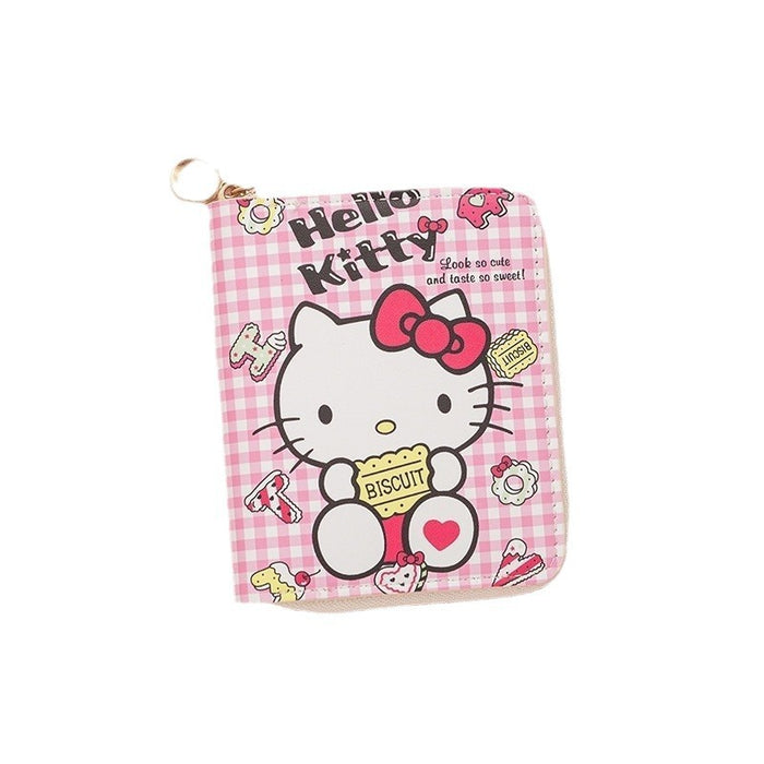 Wholesale Short Wallet Cute Cartoon Student Mini Zipper Ladies Fashion Kitty Coin Purse JDC-WT-QT006