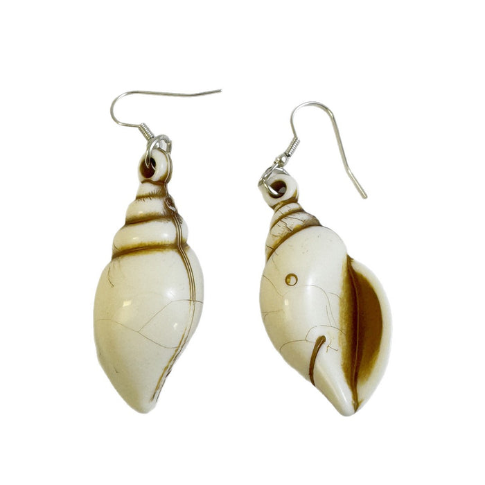 Wholesale Vintage Ocean Shell Acrylic Earrings Boho Style Fashion Accessory for Resale MOQ≥2