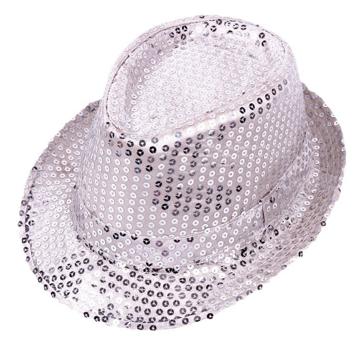 Wholesale Adult Hats Performance Sequined Hats Stage Dance Children's Hats Children's Day Hats Parent-child Hats JDC-FH-DG006