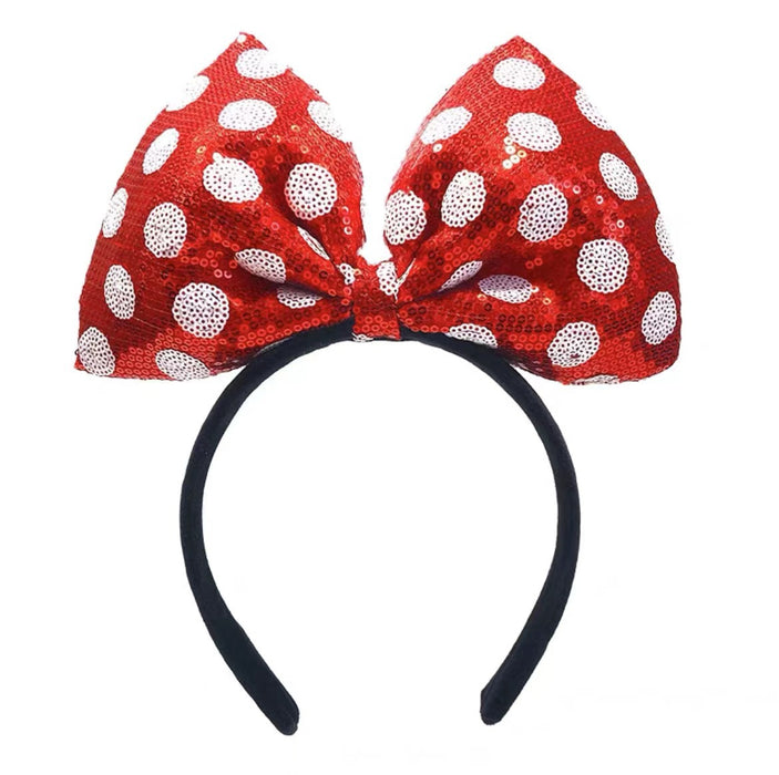 Wholesale Sequin Bow Holiday Headband JDC-HD-Hengz004