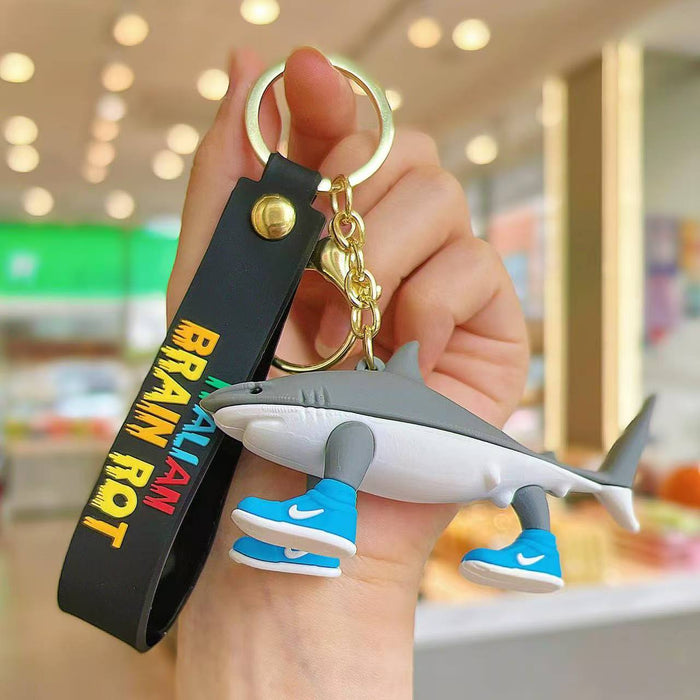 Wholesale Epoxy Resin Wooden Stick Figure Keychain