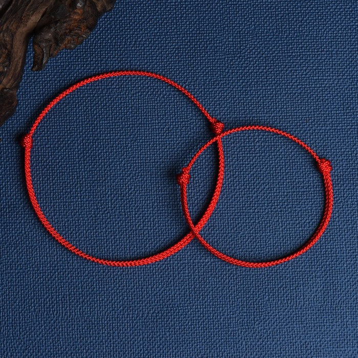 Wholesale Handmade Red Rope Bracelet, Simple Bracelet, Foot Chain, New Hand Rope Set, Versatile