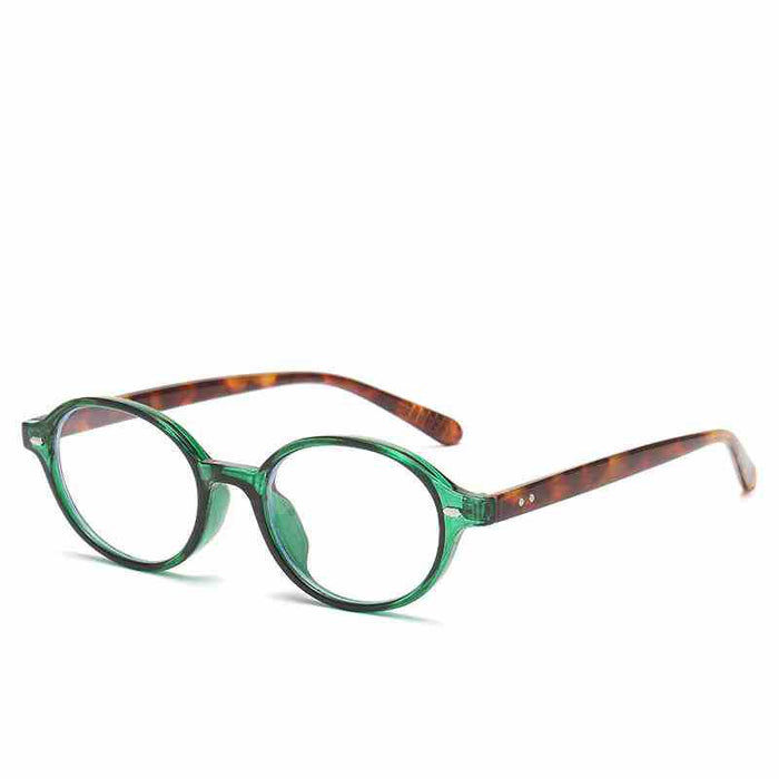 Wholesale Elliptical sunglasses, trendy and high-end sunshade sunglasses, artistic retro anti blue light flat mirror