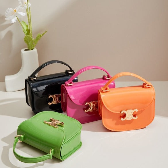 Wholesale PVC Cube Jelly Tote Handbags JDC-HB-Yixuan002