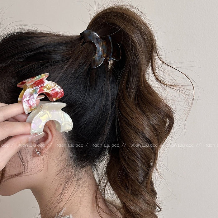 Wholesale Temperament grabbing clip for women, shark clip at the back of the head, new high-end high ponytail hair accessory