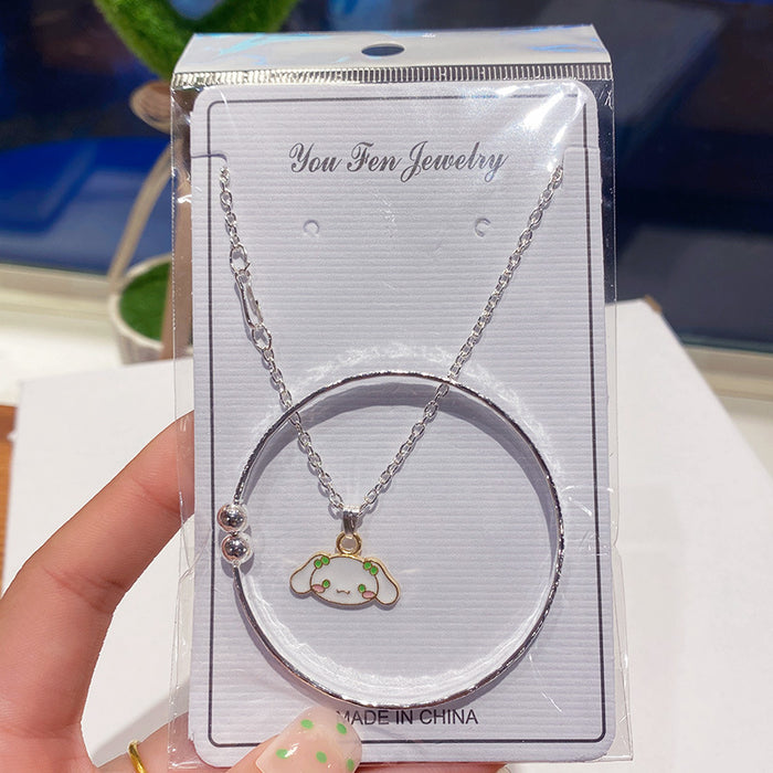 Wholesale Children Cartoon Bracelet Necklace Combination
