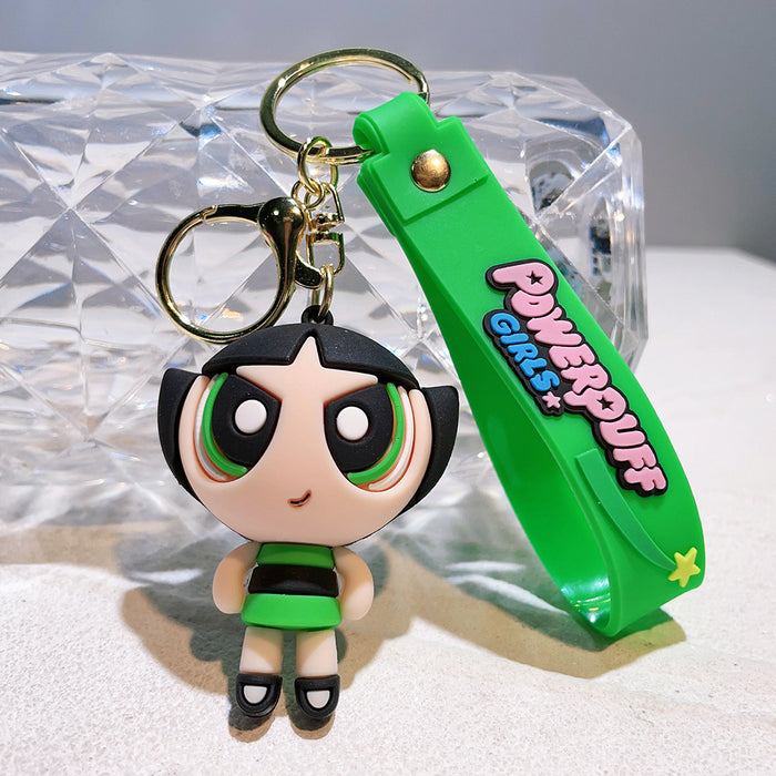 Wholesale Cartoon Silicone Doll Keychain JDC-KC-QiChao039