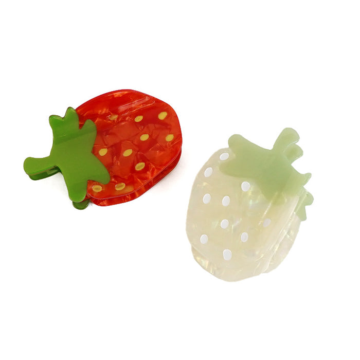 Wholesale Strawberry Clip Cartoon  Hair Clip Fruit Acetic Acid Shark Clip