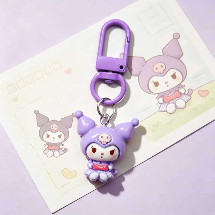 Wholesale Cute Cartoon Resin Keychain Bag Charm Pendant Everyday Decorative Accessory