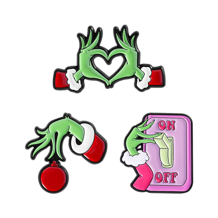 Wholesale Christmas series brooch cartoon Brooch