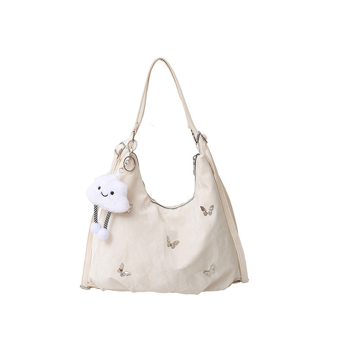 Wholesale Large capacity bag, high-end feel, niche commuting tote bag, backpack, single shoulder, crossbody backpack