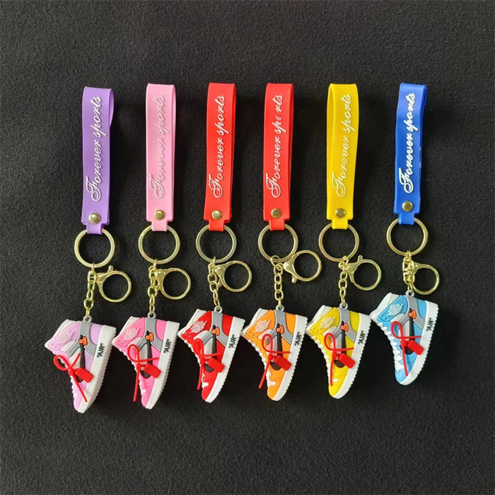 Wholesale Cartoon Silicone 3D Shoes Keychain JDC-KC-HaoXi015