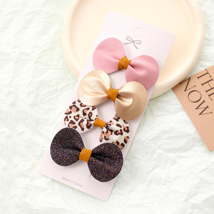 Wholesale Simple and fresh children' s bow hair clip