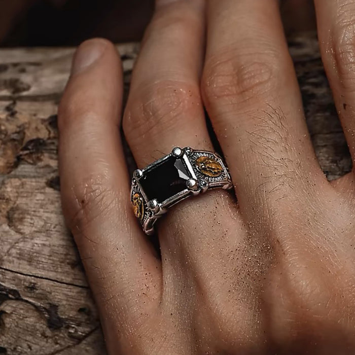 Wholesale Cross border vintage antique ring inlay