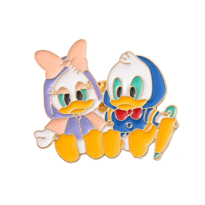 Wholesale Cartoon Metal Brooch Pin Casual Jewelry Accessory For Bags Clothing