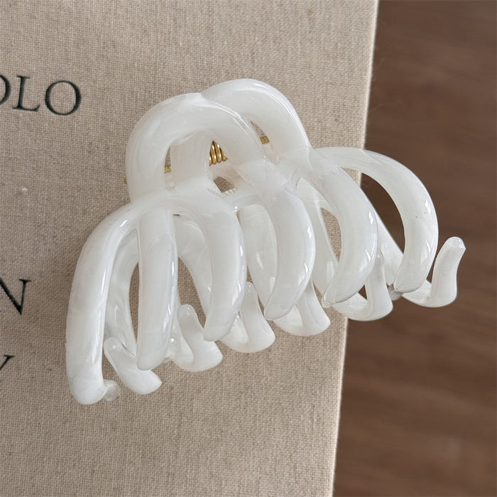Wholesale Ink-Style Pumpkin-Shaped Large Claw Clip