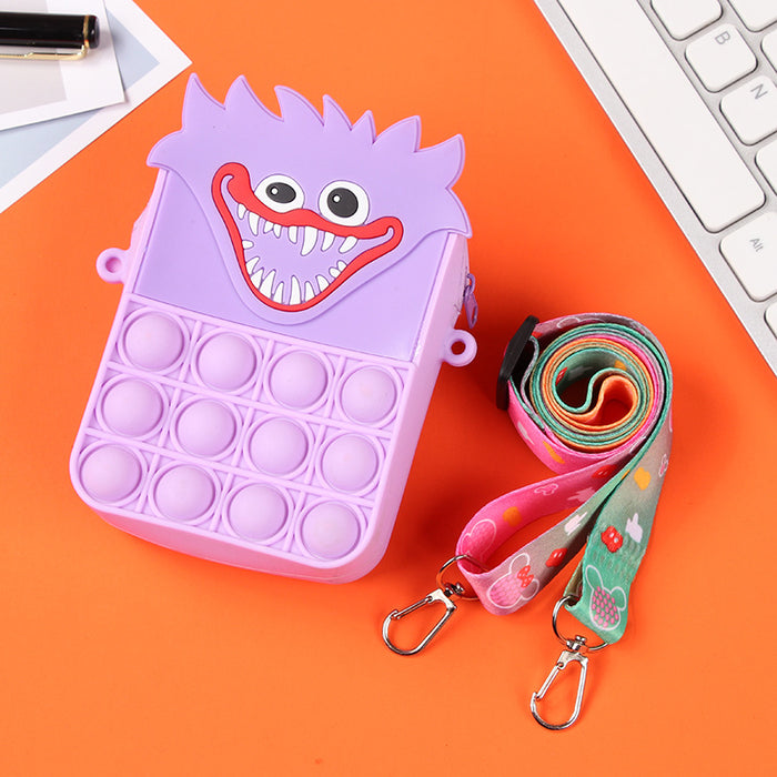 Wholesale Silicone Children' s Crossbody Storage Bag