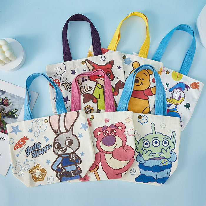 Wholesale Canvas Bag PortableLunch Bag Cartoon Students Office Workers Bring Food Picnic Lunch Bag JDC-HB-YiSheng001