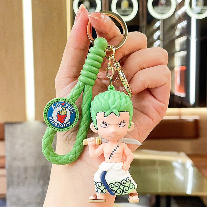 Wholesale Creative Cartoon 3D Doll Silicone Keychain JDC-KC-BenX007