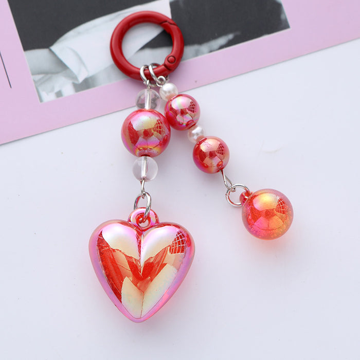 Wholesale  Acrylic Car Keychain Pendant  Accessories Headset Bag Decoration