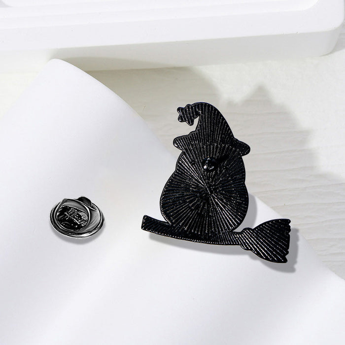 Wholesale Cute Ghost Brooch Pin Cartoon Alloy Lapel Badge Chic Everyday Fashion Accessory
