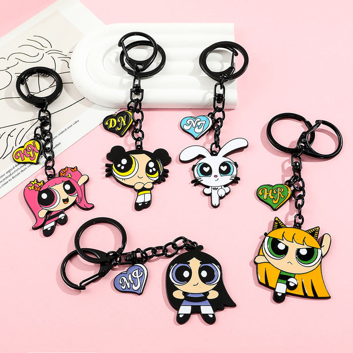 Wholesale Cartoon Metal Keychain JDC-KC-GYu001