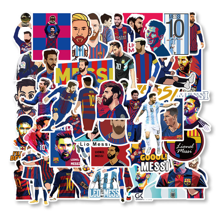 Wholesale 50pcs/set Football Stickers JDC-ST-LeT002