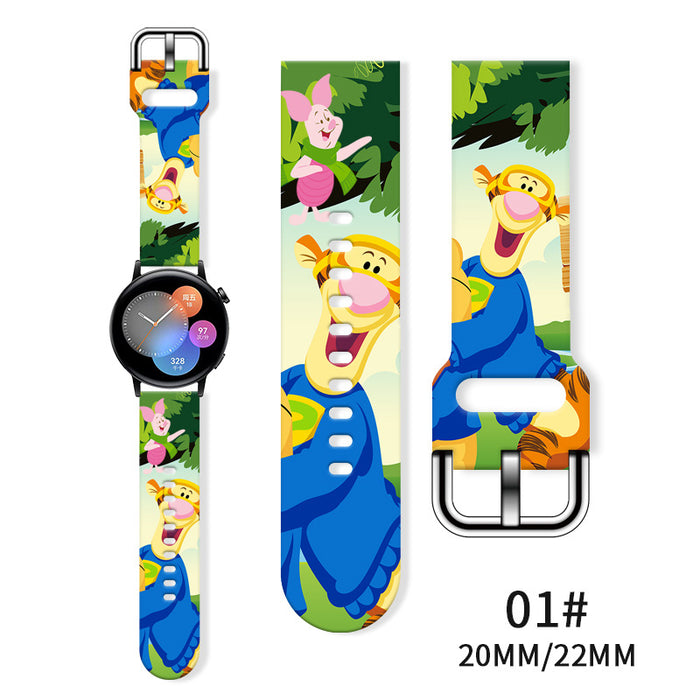 Wholesale Tpu Printed Watch Strap JDC-WD-NuoQi030