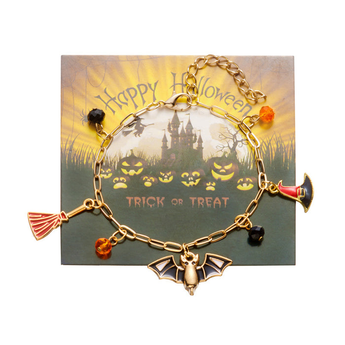 Wholesale  Party Ghost Bracelet Pumpkin Festival Alloy Pendant Bracelet