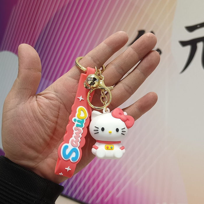 Wholesale Cartoon Silicone Doll Key Chain JDC-KC-KuangK024
