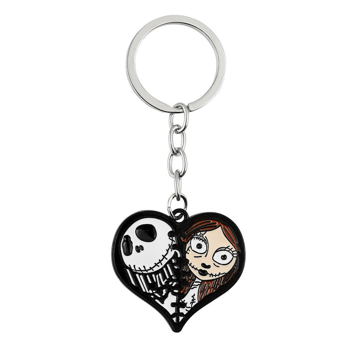 Wholesale Cartoon Skull Ghost Face Zinc Alloy Keychain JDC-KC-ShaoH012