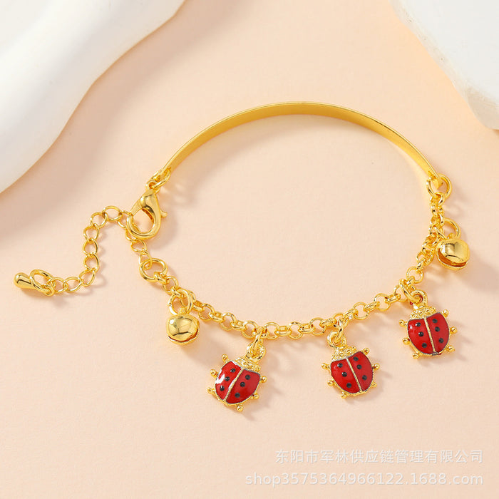 Wholesale Jewelry Seven Star Ladybug Bracelet Fashion Hand Accessories