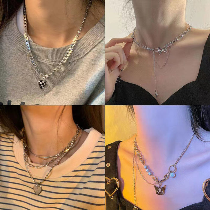 Wholesale  Necklace  Sweater Chain Accessories Pearl Necklace