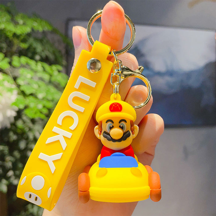 Wholesale PVC Cartoon Cute Car Keychain JDC-KC-ManM122