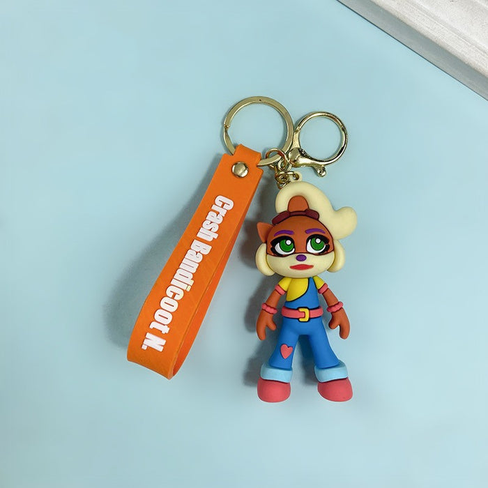 Wholesale Creative Game Animation PVC Soft Glue Keychain JDC-KC-JinB024