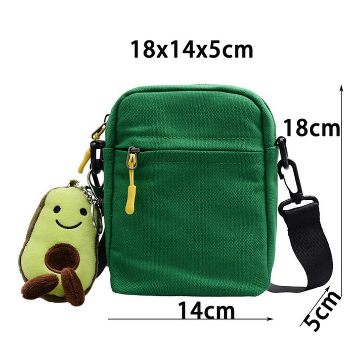 Wholesale Canvas Small Square Bag Cute Bag Fun and Cute