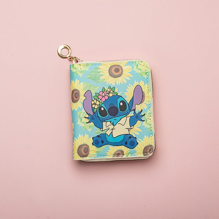 Wholesale Wallet short zipper student wallet small wallet coin purse card holder