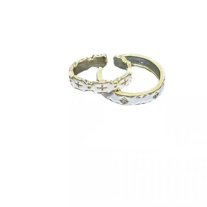 Wholesale Ring Cross Ring Niche Design Sense Ring