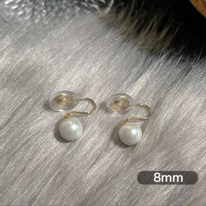 Wholesale Vintage, minimalist, high-end pearl earrings, niche, light luxury, versatile earrings