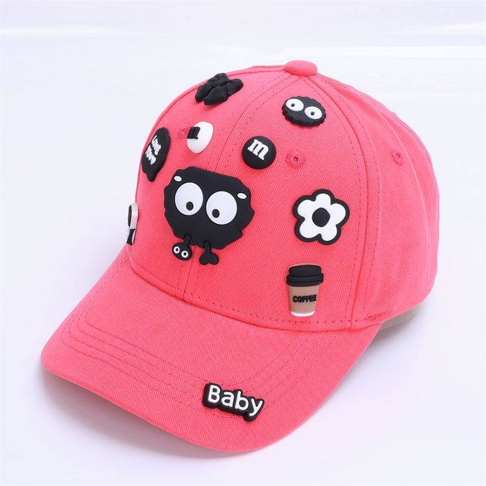 Wholesale Cute Baby Baseball Cap Coal Ball Design Fashion Hip Hop Hat For Kids Boys Girls