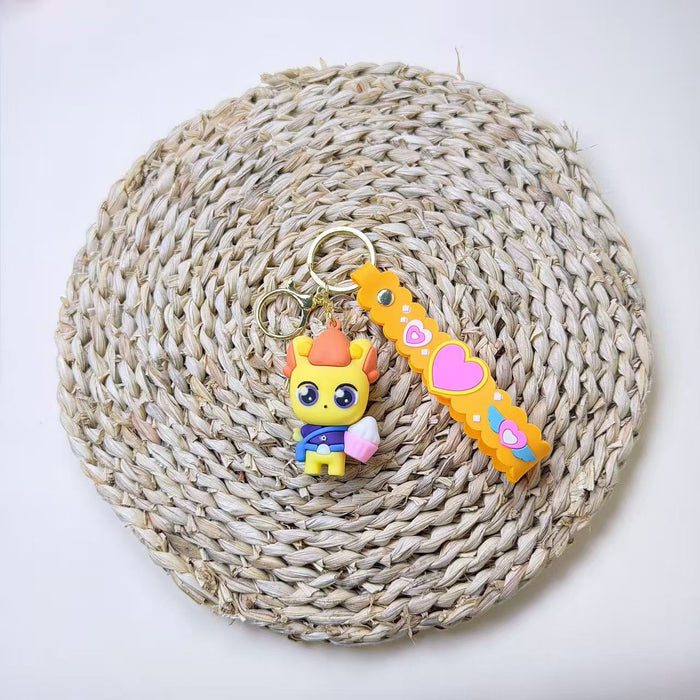 Wholesale Cute Cartoon 3D Keychain Pendant PVC Bag Charm Backpack Accessory Party Gift