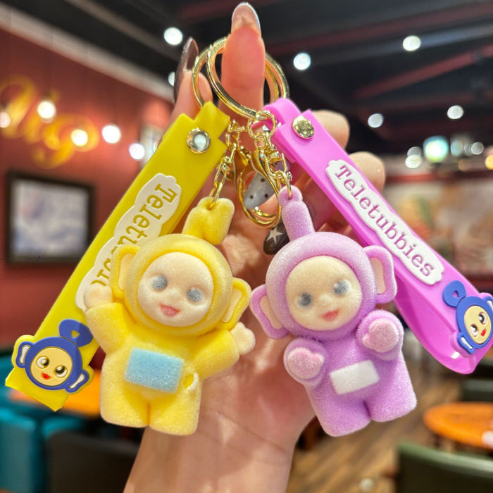 Wholesale Flocked Doll Key Pendant Plush Doll Pendant Bag Pendant Creative Birthday Gift Pendant Gift