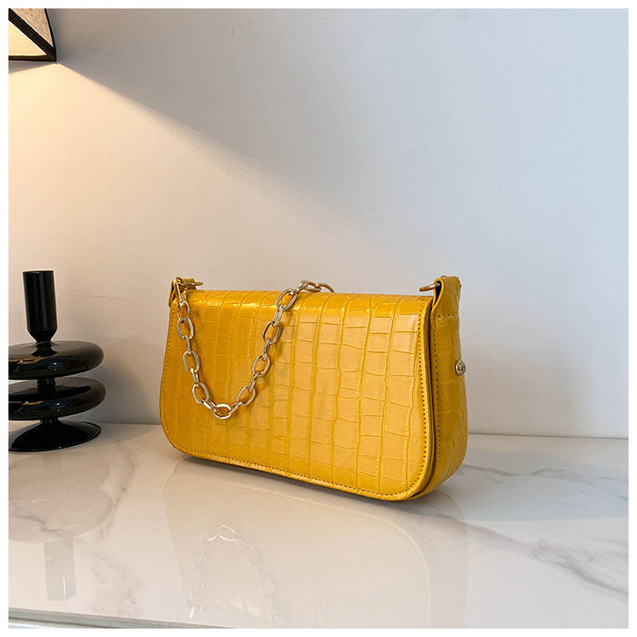 Wholesale Crocodile Pattern Chain Shoulder Underarm Small Bag Women JDC-SD-HT005