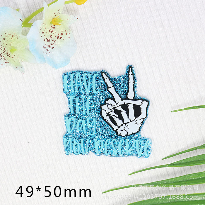 Wholesale Cartoon Organ Acrylic Pin DIY Patch Accessories JDC-FK-OuYie010