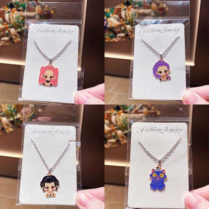Wholesale Pendant Necklace Alloy Electroplated Fashion Accessory MOQ≥3