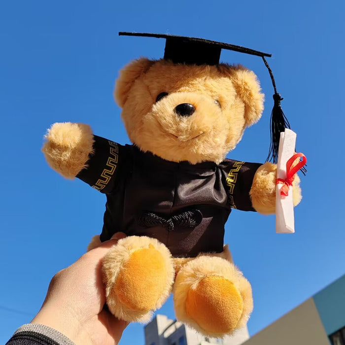 Wholesale Graduation Bear Doll Bachelor's Suit Doll Master Doll Doctor School Uniform College Student Gift Printing Logo JDC-DO-MW006