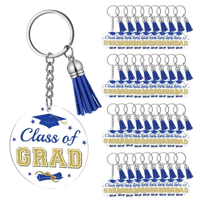 Wholesale 30PCS Acrylic Graduation Theme Keychain JDC-KC-HuiWen010