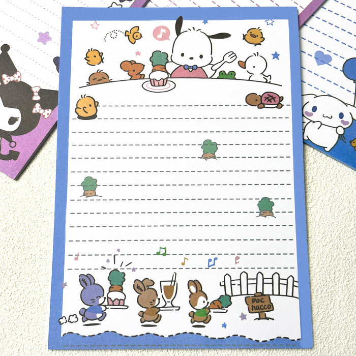 Wholesale Colorful new horizontal line notebook student cute cartoon notepad letter paper
