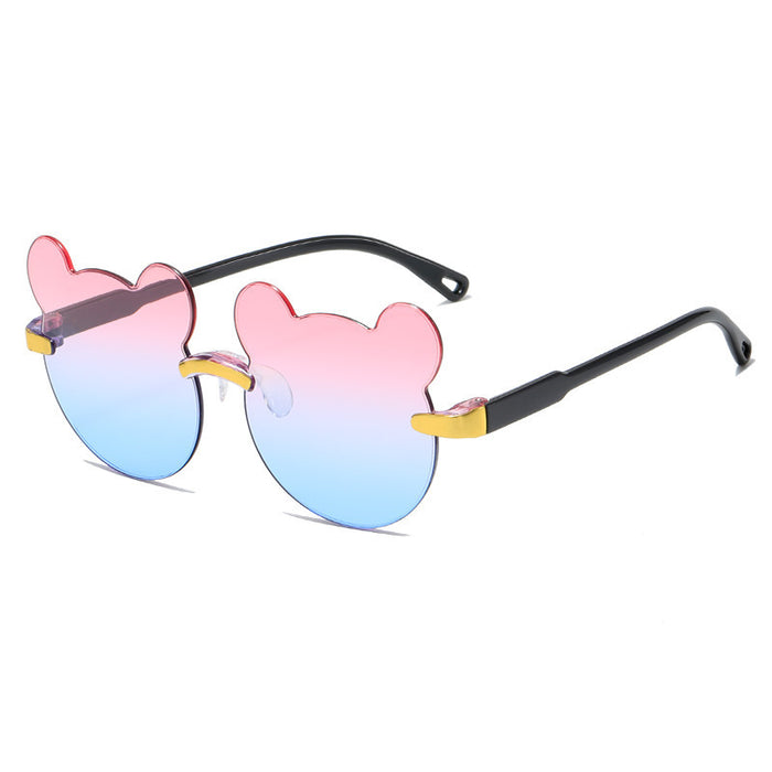 Wholesale Children's glasses, sunglasses with UV protection, fashionable and cute sunglasses design for taking photos